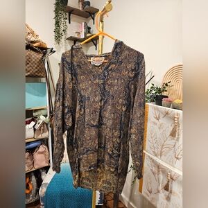 Vintage Paragraff Patterned Sweater